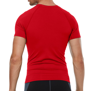Quick-Dry <b>Men</b> T Shirt High Quality Ringer Customized Product Blank O-neck <b>Stretch</b> Fabric T-shirt For <b>Men's</b> - Product Image 2