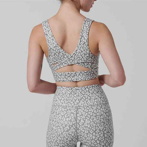 Sujetador Deportivo para Mujer, Transpirable, de Secado Rápido, con Forro Polar, Diseño Cruzado, Cobertura Completa, Nueva Colección de Otoño - Product Image 3