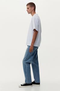 กางเกงยีนส์สำหรับผู้ชายกางเกงยีนส์ผ้าฝ้ายยืดได้กางเกงยีนส์ยาวถึงข้อเท้าดีไซน์ใหม่สำหรับ100% - Product Image 5