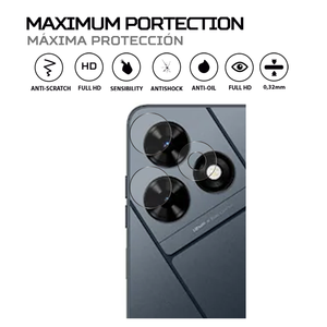 ANTISHOCK Screen <b>Protector</b> for Tecno Pop 8 Mobile Lenses - Product Image 2