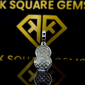 Número personalizado 1-9 colgante de Hip Hop, colgante de encanto, colgante de Hip Hop para hombres, colgante de moissanita, joyería de Hip Hop Ice Out, plata 925 - Product Image 5