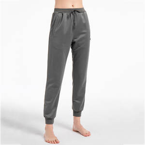 Pantalon de jogging en molleton pour femme, coupe décontractée, taille élastique, grande taille, respirant, pour l'automne, avec poche - Product Image 3