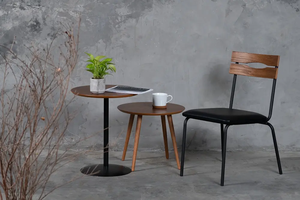 Silla de comedor de hospitalidad, tapicería de PU con respaldo de madera sin brazos - Product Image 5