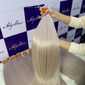 2025 Premium vietnamien naturel noir Afro crépus en vrac vietnamien Extensions de cheveux humains Nano anneaux kératine conseils vierge en Stock - Product Image 1