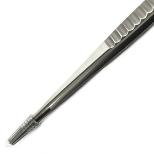 Pinzas dentales quirúrgicas manuales de 10cm, pinzas dentadas, vendaje sin dientes, estándar de seguridad de acero inoxidable-ML - Product Image 6