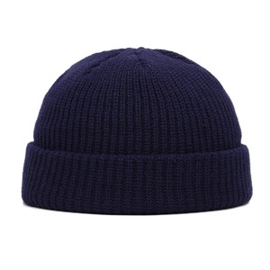 Gorro de mezcla de lana suave y cálido Unisex para otoño e invierno, gorro de calavera de Color sólido, bordado a mano, impresión Digital, común personalizable - Product Image 1