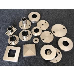 Raccords de balustrade décoratifs en acier inoxydable, couvercle de balustrade rond et carré - Product Image 2