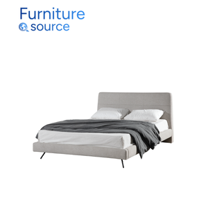 Cama de diseño contemporáneo-Cama de chapa MDF para muebles de dormitorio Exportación y proyectos hoteleros-Fábrica fabricante de camas de Vietnam - Product Image 1