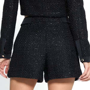 Wholesale Custom Breathable Button Fleece Sweat <b>Shorts</b> 100% Cotton High Quality Gym Casual <b>Women's</b> Elastic Waist Waterproof - Product Image 2