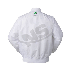 Veste Letterman de collège de couleur unie pour hommes blouson d'aviateur d'hiver sur mesure avec logo brodé et bordure - Product Image 5