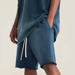 Custom Heavyweight <b>Vintage</b> Distress Acid Washed 100% Cotton Men's Shorts Cotton Soft Fabric Custom Solid Color Men Cargo Shorts - Product Image 3