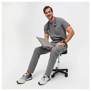 ชุดเครื่องแบบขัดฟันสำหรับผู้ชายชุดเครื่องแบบพนักงานวิ่งจ๊อกกิ้งร้านขายยา - Product Image 4