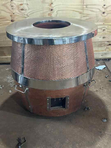 Tandoor de cobre martillado ecológico de diseño tradicional duradero hecho a mano para una auténtica cocina comercial Tandoori - Product Image 3