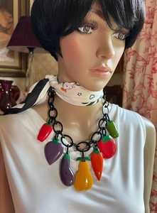 Collar de resina India, fabricante de todos los colores, collares con cuentas de último diseño, collar con colgante de cuentas de resina, joyería - Product Image 3