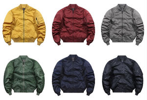 แจ็กเก็ตบอมเบอร์สำหรับผู้ชายเสื้อแจ็กเก็ตบอมเบอร์จากโรงงาน - Product Image 3