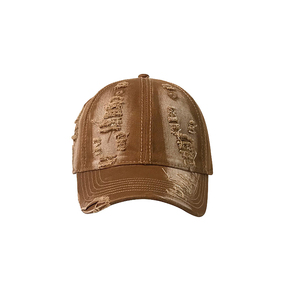 Gorra de béisbol deportiva Unisex al por mayor, algodón Vintage, ajustable, lavado, desgastado, bordado, tela Oxford, calle, liso, teñido - Product Image 2