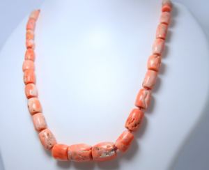 Collar liso de Coral japonés con piel de Ángel Rosa Natural de Plata de Ley 925, collar de cuentas con bloqueo de pavé, collar de diamantes de 16 pulgadas - Product Image 3