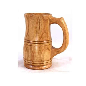Meilleure vente Meilleure qualité Tasse en bois massif naturel faite à la main Tasse en bois polyvalente pour servir du café, du thé, du lait et de la bière - Product Image 5