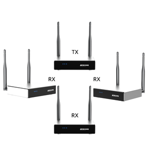 Extenseur sans fil H-DMI 1000m 1TX vers 3RX Kit, séparateur <span class=keywords><strong>HDMI</strong></span> 1 vers 3 pour affichage multi-écrans, 5G 1080P 60ms faible latence - Product Image 1