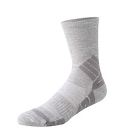 Chaussettes en laine mérinos pour hommes, épaisses, personnalisées, avec boucles en tissu éponge, thermiques, chaudes, coussinées, pour la randonnée
