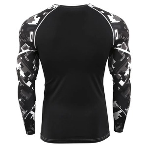 Protection anti-éruption cutanée vierge MMA, conception personnalisée, BJJ Rashguard avec votre logo - Product Image 1