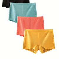 Braguitas de Algodón y Spandex Tejidas con Encaje, Sin Costuras, Antibacterianas, Ecológicas y Transpirables de Cintura Alta para Mujer, Venta al Por Mayor ODM