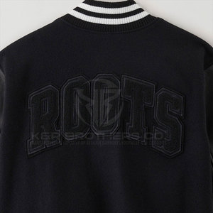 Premium Men Varsity <b>Jacket</b> <b>Leather</b> Sleeves Durable <b>Retro</b> Letterman Outerwear for Winter Casual Wear - Product Image 4