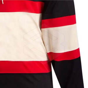 Maillot de hockey sur glace personnalisé pour hommes en vrac maillot de sport avec nom d'équipe personnalisé en stock - Product Image 6