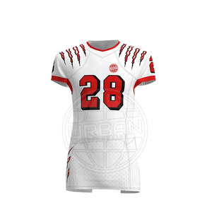 Uniforme de football américain sur mesure de haute qualité pour hommes meilleur tissu respirant avec conception imprimée à manches courtes - Product Image 2