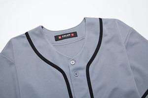 Jersey de béisbol con botones retrospectivos para hombres, camisas casuales para jóvenes, Jersey de béisbol de equipo activo japonés de manga corta sólida - Product Image 6