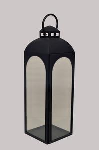 Lanternes décoratives de style européen, lanternes en métal de plancher en verre d'extérieur, modèle de décoration de jardin, porte-bougie ornements - Product Image 3