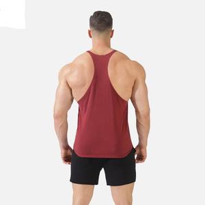 2025 precio barato hombres camiseta sin mangas Fitness Wear fabrica Color sólido personalizado hombres básico gimnasio Stringer - Product Image 4