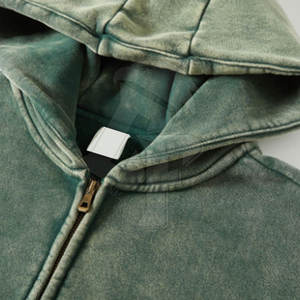 Sudaderas con capucha con efecto Vintage de lavado ácido de diseño único para hombres, ideales para uso diario y actividades al aire libre - Product Image 2