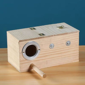 Sıcak Kuş Üreme Kutuları Çam Ağacı Muhabbet Kuşu Üreme Kutuları Asılı Sürüngen Tavuk Böceği Üreme Kutuları - Product Image 5
