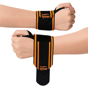 Attelle de poignet haute performance avec boucle pour le pouce, conception élastique flexible, ajustement confortable pour la musculation, l'entraînement en salle de sport et le fitness - Product Image 1