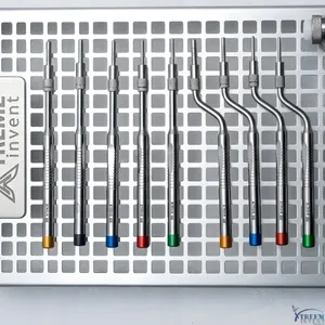 Kit de Osteótomos Dentales para Levantamiento de Senos, Instrumento Manual con Puntas Cóncavas para Cirugía de Implantes - Product Image 3