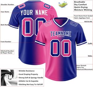 Juego de camisetas de fútbol americano personalizadas y duraderas para todas las edades, Personalización completa con logotipo, nombre y número para deportes de equipo - Product Image 3