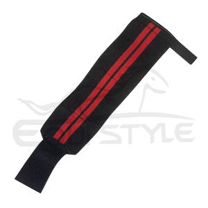 สายรัดข้อมือสำหรับฝึกออกกำลังกายในยิมสีดำแดงระบายอากาศได้ดีนีโอพรีนยกน้ำหนัก - Product Image 3