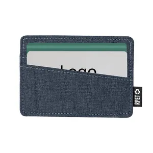 Porta Carte Sostenibile in RPET Copek, Cordino Promozionale per Gadget - Product Image 3