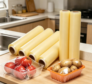 Fresh Keeping Cling Film <strong>Roll</strong>, Food Grade Plastic Wrap for <strong>Fridge</strong> Storage and Leftover Protection - Product Image 4