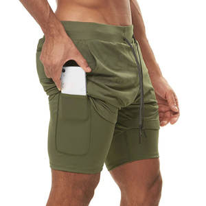 Diseña tus propios pantalones cortos de fitness de MOQ bajo, totalmente personalizados, ropa de entrenamiento de gimnasio, pantalones cortos de fitness para hombres - Product Image 5