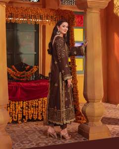 Vestido Formal de Trabajo para Mujer, Moderno, de Excelente Calidad, Último Modelo 2025-2026, Salwar Kameez de Algodón para Fiesta 01228 - Product Image 4