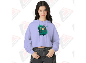 Sudadera con capucha corta elegante y acogedora para hombre 100% algodón bordado Impresión digital Invierno Capas ligeras perfectas - Product Image 5