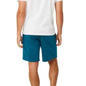 กางเกงขาสั้นกันหนาวสำหรับผู้ชายกางเกงขาสั้นผ้าคอตตอนสีพื้นผ้ายืดแบบปิดเอวสำหรับใส่วิ่งออกกำลังกายในยิมใส่ฤดูร้อนโลโก้ได้ตามต้องการ - Product Image 2