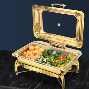 Réchaud en métal pleine grandeur avec couvercle pour hôtel restaurant fête buffet affichage vaisselle élégante - Product Image 2