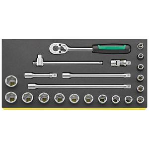 Juego de Llaves de Trinquete Stahlwille de 3/8'' con Inserción TCS, Juego de Herramientas de 22 Piezas que Incluye Vasos y Accesorios - Product Image 1