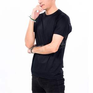 Camiseta informal de gran tamaño de algodón 100%, camiseta personalizada en blanco para hombre, camiseta informal de gran tamaño teñida lisa de algodón 100% - Product Image 3