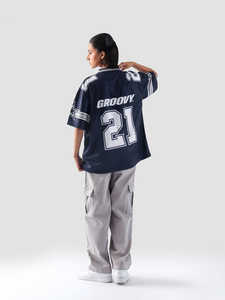 Camiseta de baloncesto personalizada camiseta cuadrada de gran tamaño Unisex gráfico cuello en V Retro malla transpirable Casual sublimación estampado Y2K fútbol - Product Image 5