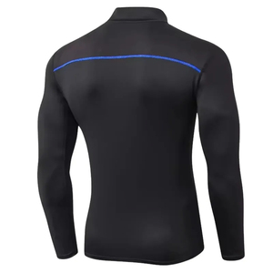 Wholesale Saleh Enterprises Premium Men <b>Compression</b> Shirt Spandex/Polyester Tight Fit Quick Dry Gym T Shirt Long Sleeve Fitness - Product Image 2