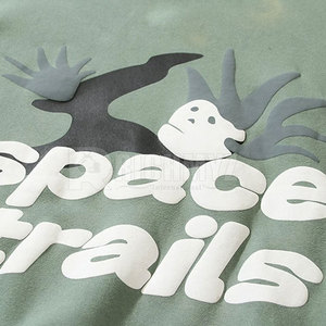 Nouveauté en vente chaude, sweat-shirts en coton mélangé avec impression en relief, style unique, respirant, sweat-shirts pour hommes avec impression en relief - Product Image 6